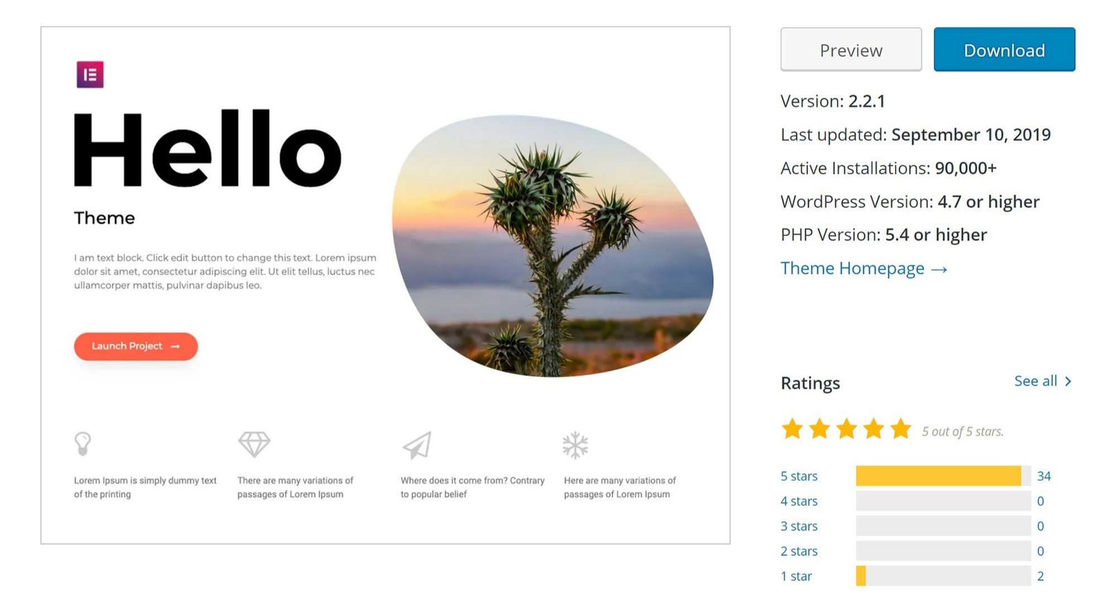 lightweight WordPress themes